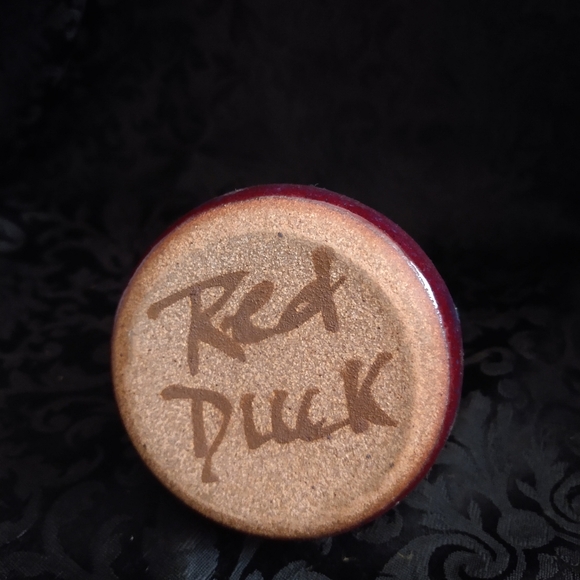 Red Duck Vase - Picture 2 of 2